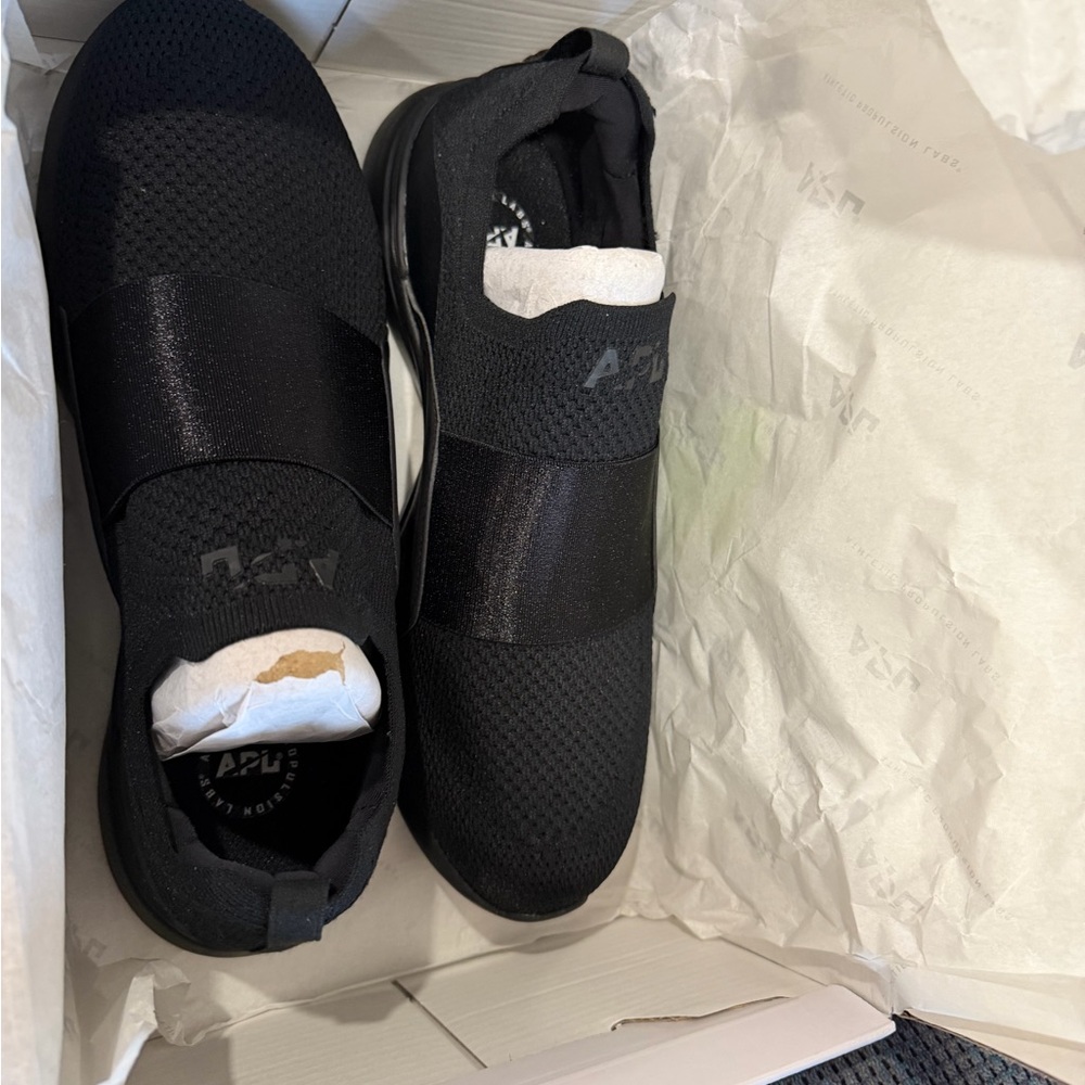 APL Women's Black Athletic Slip-On Shoes